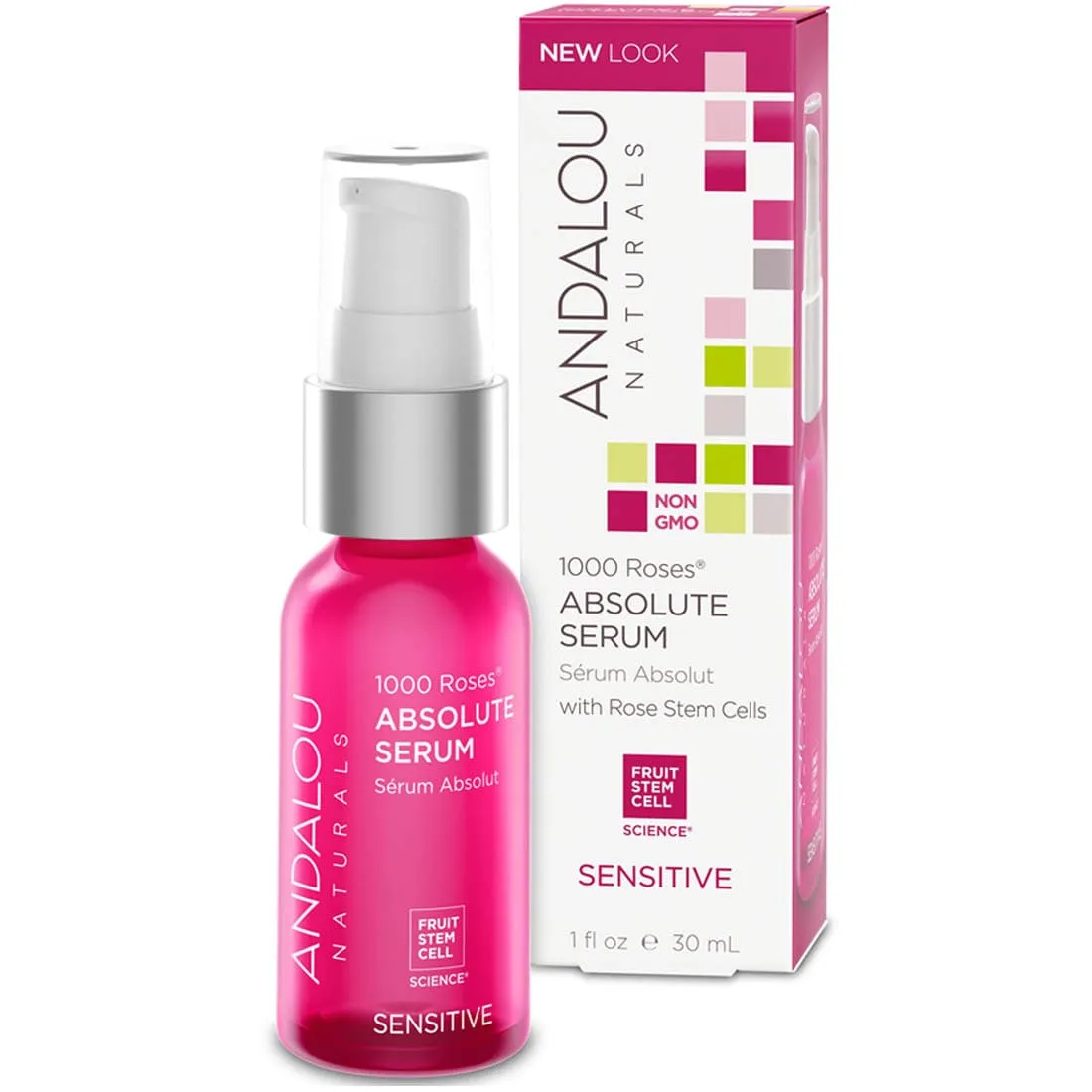 Andalou Naturals 1000 Roses Absolute Serum, 30ml