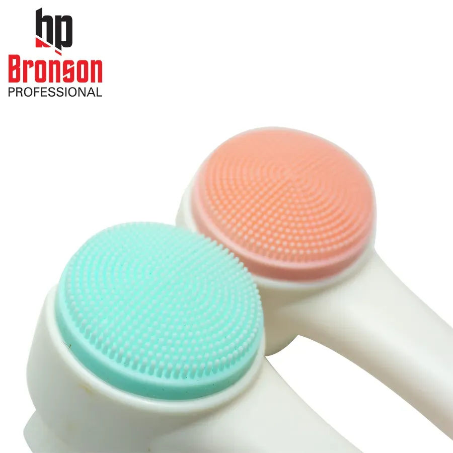 Bronson Professional 2 In 1 Soft Bristles Face Cleansing Brush (Color May Vary)