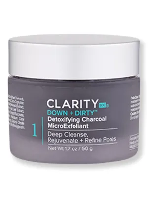 ClarityRx Down   Dirty Detoxifying Charcoal MicroExfoliant 1.7 oz