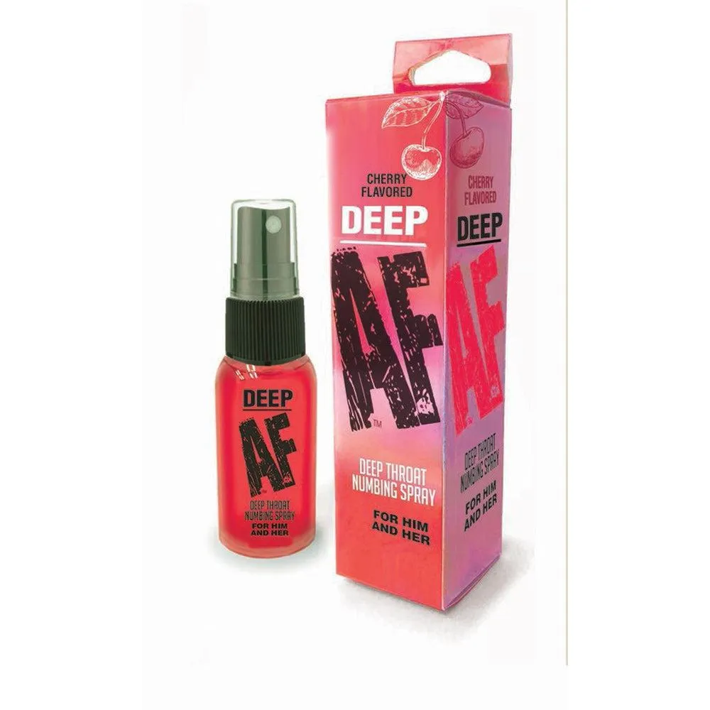 Deep Af Deep Throat Numbing Spray -  Cherry - 1 Fl. Oz.