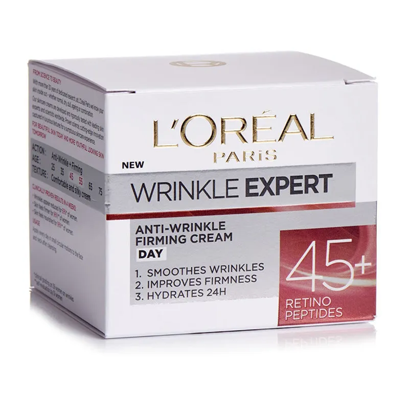 Loreal Wrinkle Expert Day Cream 45  Retion Peptides 50Ml