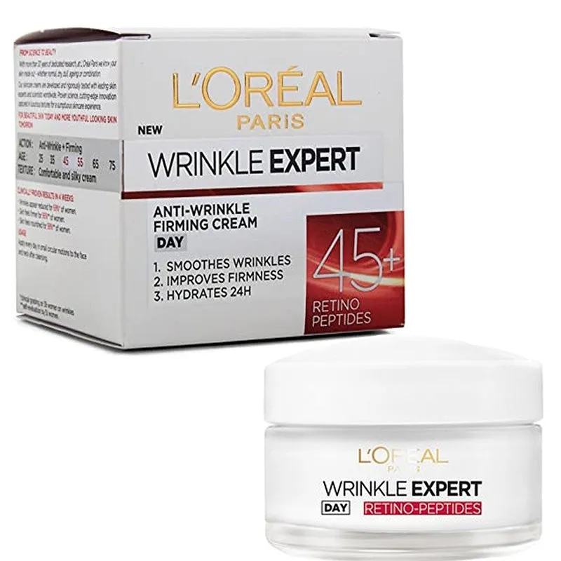 Loreal Wrinkle Expert Day Cream 45  Retion Peptides 50Ml