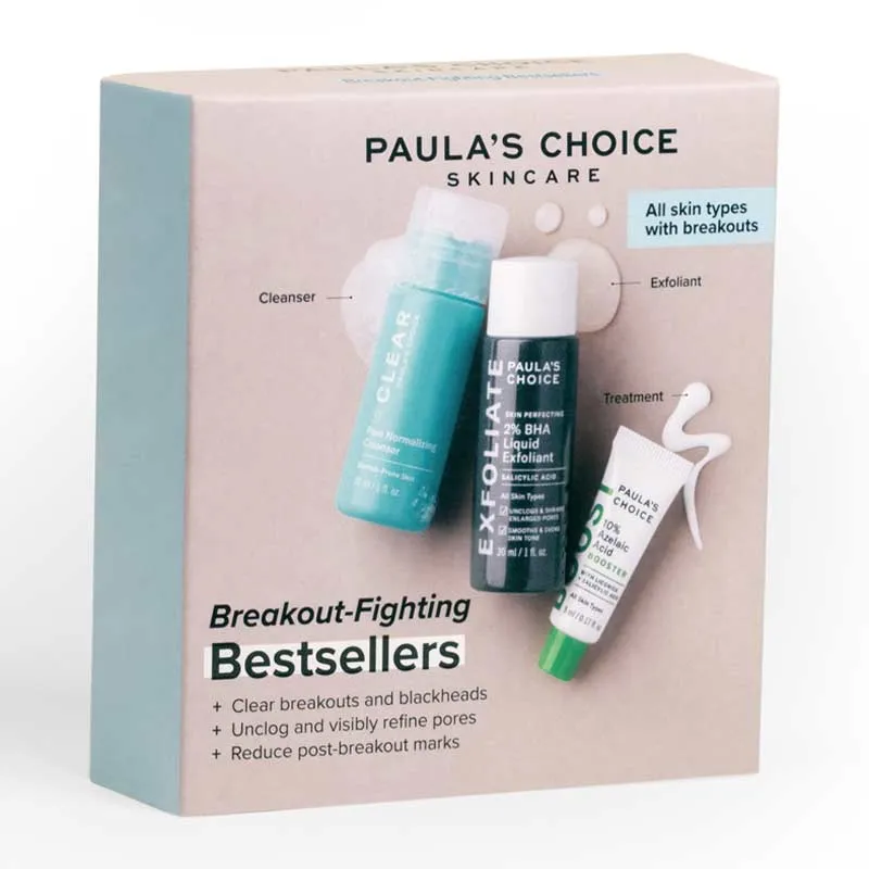 Paula's Choice Breakout Fighting Bestsellers Trial Kit