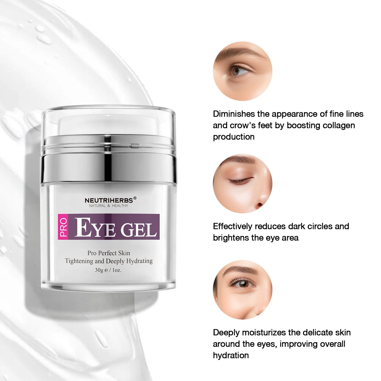 PRO Eye Gel For Wrinkles and Dark Circles