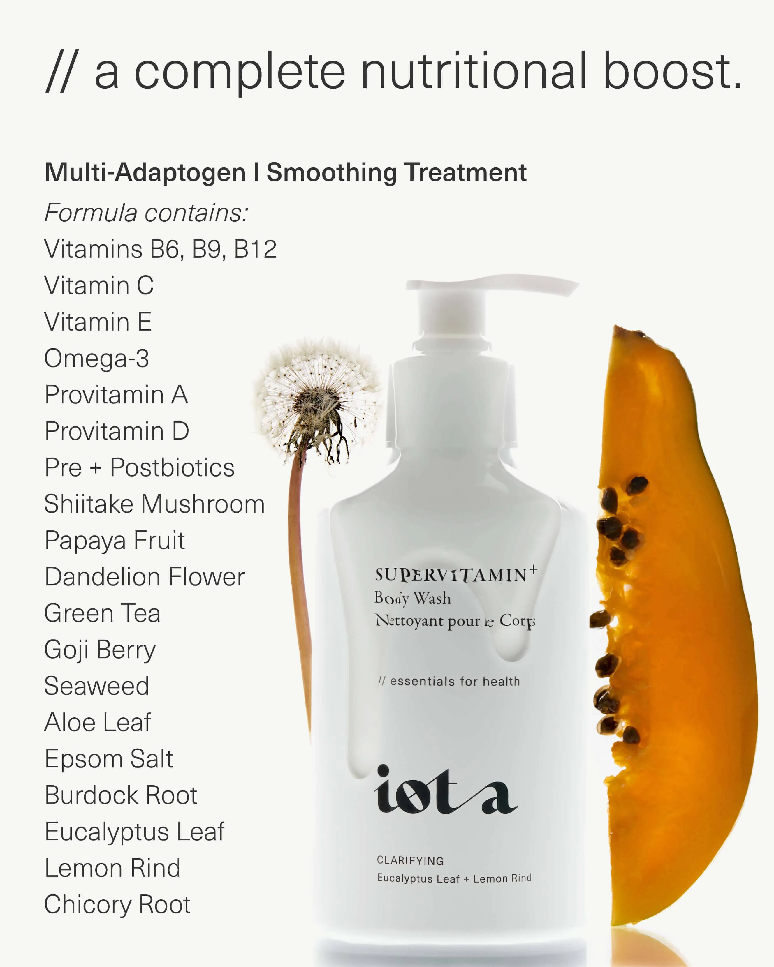 Supervitamin Body Wash  Clarifying