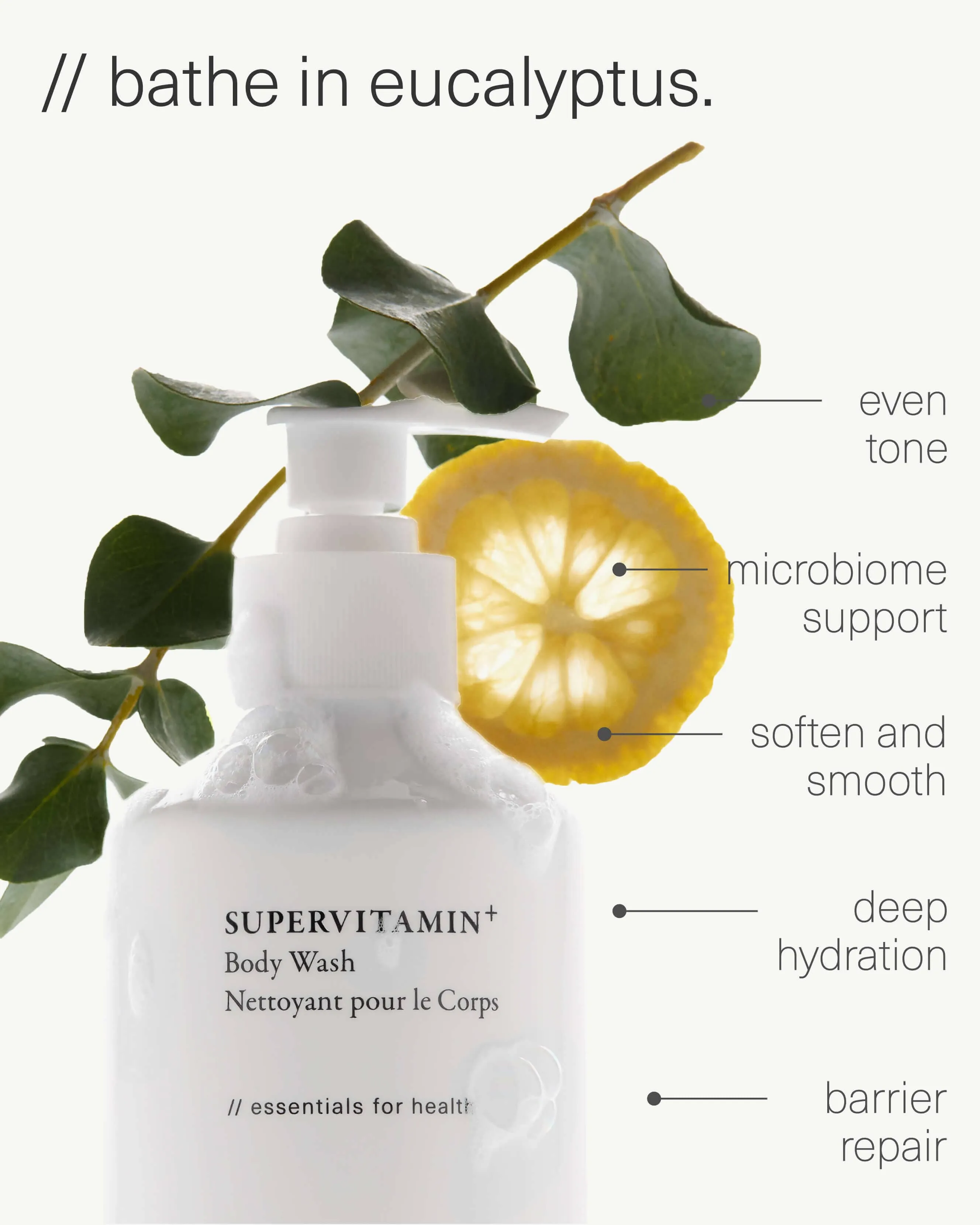 Supervitamin Body Wash  Clarifying