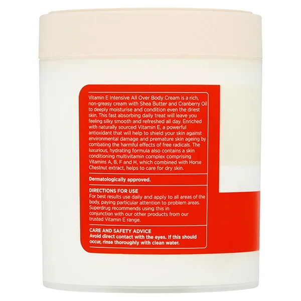 Vitamin E Intensive All Over Body Cream 475ml