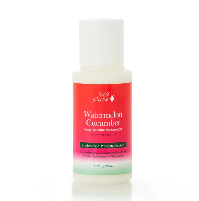 Watermelon   Cucumber Water Locking Moisturiser - 100% Pure